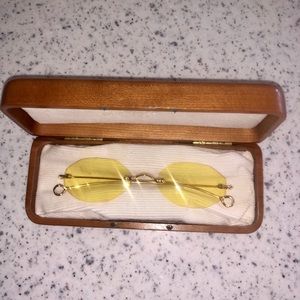 Authentic 14 K Solid Gold Vintage Eyeglasses